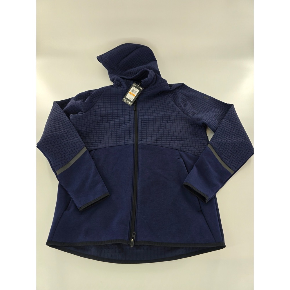 Under Armour UA Unstoppable Fleece Grid Full-Zip Jacket Men's S Blue 1386543 NWT